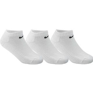NIKE 3PPK BOYS COTTON W/MOISTURE MGT HALF CUSHION NO SHOW 7 8.5   shoe size: 3Y 5Y : Sports Related Merchandise : Sports & Outdoors