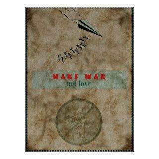make war, not love poster