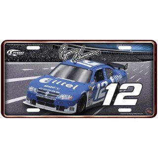 #12 Ryan Newman '08 Metal License Plate w/ Car & Number: Automotive