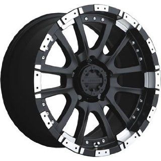 Advanti Racing Roccia 18x9 Black Wheel / Rim 6x5.5 with a 0mm Offset and a 106.10 Hub Bore. Partnumber 74MB RC89639005 Automotive