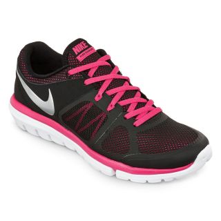 Nike Flex Run 2014 Womens Running Shoes, Black/Pink