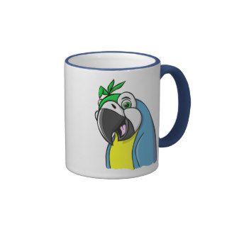 Cartoon Parrot Coffee Mug