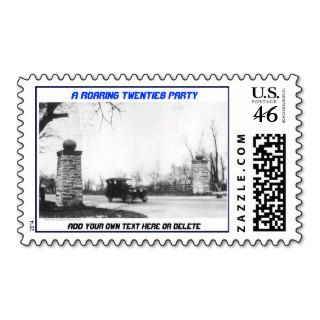 Personalized Roaring Twenties Theme Postage