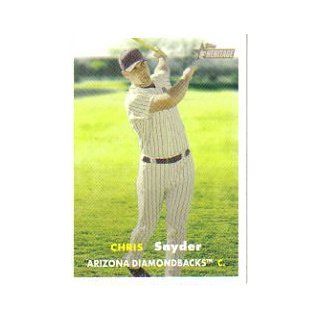 2006 Topps Heritage #121 Chris Snyder: Sports Collectibles