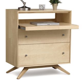 Copeland Furniture Astrid Laptop Desk 3 AST 20 Finish Natural Maple, Top Coa