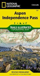 Aspen, Independence Pass (National Geographic: Trails Illustrated Map #127) (National Geographic Maps: Trails Illustrated): National Geographic Maps   Trails Illustrated: 9781566953580: Books