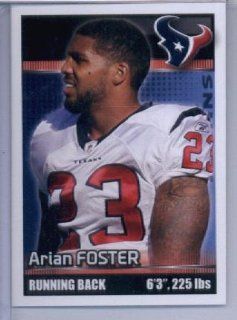 2012 Panini NFL Football Sticker #119 Arian Foster: Everything Else