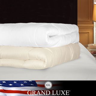 Grand Luxe 1200 Thread Count Egyptian Cotton Down Alternative Comforter Veratex Down Alternative Comforters