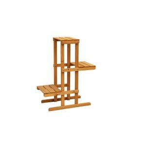 Leisure Season 30 in. x 12 in. x 24 in. 3 Tier Plant Stand PS6111