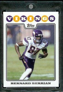 2008 Topps # 141 Bernard Berrian   Minnesota Vikings   NFL Trading Cards: Sports Collectibles