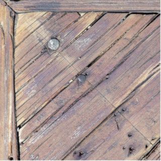 Weathered Wood Rough Textured Deck Cut Outs