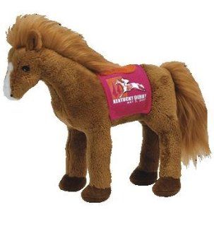 TY Beanie Baby   DERBY 134 the Kentucky Derby Horse (Red Version) Toys & Games