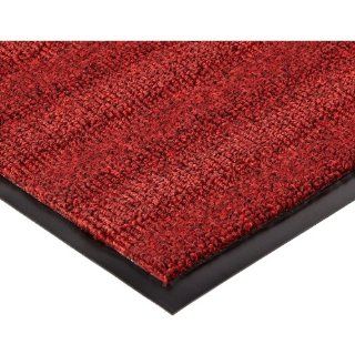 Notrax Vinyl 139 Boulevard Entrance Mat, for Upscale Entrances, 3' Width x 6' Length x 3/8" Thickness, Red/Black: Floor Matting: Industrial & Scientific