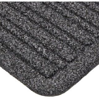Notrax 161 Barrier Rib Entrance Mat, for Indoor Main Entranceways and Heavy Traffic Areas, 3' Width x 5' Length x 3/8" Thickness, Charcoal Black: Industrial & Scientific