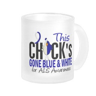 ALS Chick Gone Blue and White Mug