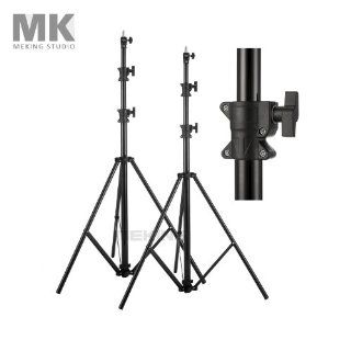 Photography Photo Studio Air Cushion Light Stand 2pcs 3m / 10ft MZ Lightstand : Photographic Lighting Booms And Stands : Camera & Photo
