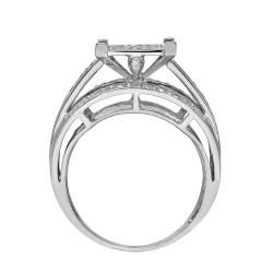 14k White Gold 3/4ct. TDW White Diamond Ring (G H, I1 I2) Engagement Rings