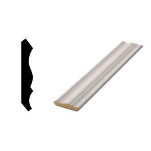 Woodgrain Millwork WM 51 9/16 in. x 3 1/4 in. x 144 in. Prime Finger Jointed Crown Moulding Propack (5 Pieces) 10001404