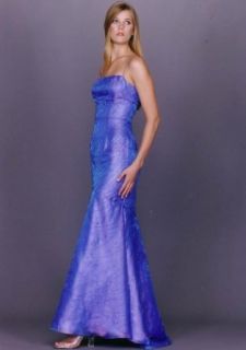 Long Beaded Strapless Prom Dress by Sean Collection (177) M, Blue