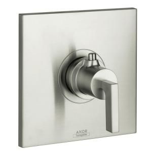 Hansgrohe Axor Citterio 1 Handle Thermostatic Valve Trim Kit in Brushed Nickel (Valve Not Included) 39711821