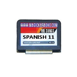 Nuevo Spanish 11 Magic Sing Karaoke Mic Song Chips 165 Songs   Add 165 More Songs to Your Magic Karaoke   Check Song List in Description: Musical Instruments