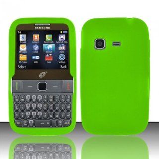 LF Green Silicon Skin Case Cover, Lf Stylus Pen and Wiper For MetroPCS Samsung Freeform M T189N & Tracfone StraightTalk Net 10 Samsung S390g: Cell Phones & Accessories