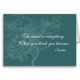 What You Think You Become Quote   Buddha Cards