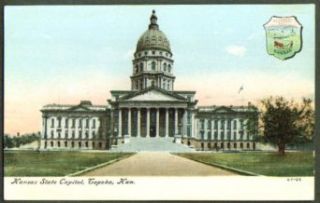 State Capitol Topeka KS postcard 191?: Entertainment Collectibles