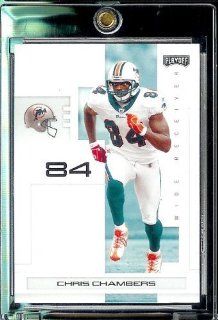 2007 Playoff NFL Playoffs Black # 52 Chris Chambers   Miami Dolphins   (Serial #d to 199) Premium NFL Football Trading Card: Sports Collectibles