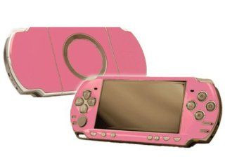 PlayStation Portable 2000 (PSP Slim) Skin   NEW   SOFT PINK system skins faceplate decal mod: Video Games