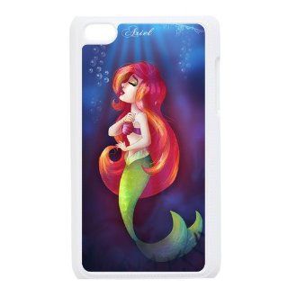Cartoon The Little Mermaid Personalized Music Case Ipod Touch 4th Case Cover for Ipod Touch 4th Generation IT4TLM31 : MP3 Players & Accessories