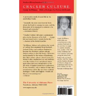 Cracker Culture: Celtic Ways in the Old South: Grady McWhiney, Forrest McDonald: 9780817304584: Books