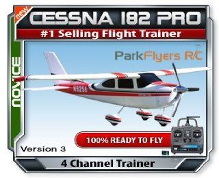 The Cessna 182 Pro Series V3 Electric RTF RC Plane w/ 2.4 Radio Toys & Games
