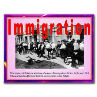 Education, Immigration Introduction Postcard
