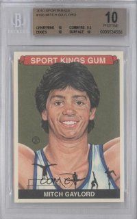 Mitch Gaylord BGS GRADED 10 (Trading Card) 2010 Sportkings #193: Sports Collectibles