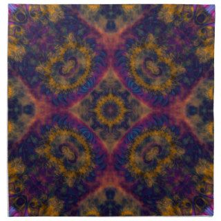 Kaleidoscope Fractal 667 Printed Napkins