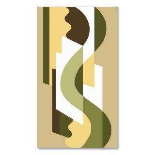 SUISSE: Art Deco Moderne: Original Deco Colors Business Card Templates