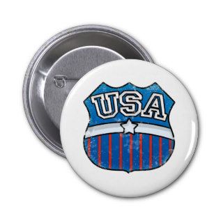 USA Police Badge Pins