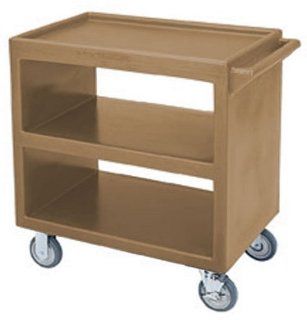 Cambro BC235 157 Polyethylene Standard Open Sides Service Cart, 37 1/4 Inch, Coffee Beige: Kitchen & Dining