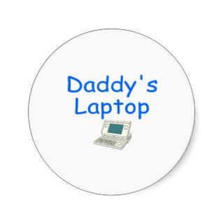 Daddy's Laptop Sticker