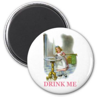 Alice Found a Key by a Bottle that said Drink Me" Magnet