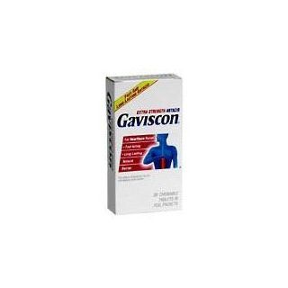 Gaviscon Esrf Tablet (Foil Wrap), 30 Count: Health & Personal Care