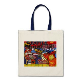 Seattle Fish Market Canvas Bag