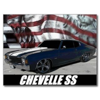 Custom 1972 Chevelle SS Postcard