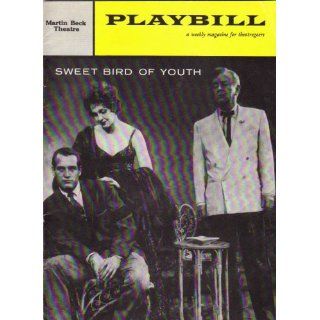 Sweet Bird of Youth Playbill Program October 19, 1959 (Paul Newman, Geraldine Page, Sidney Blackmer, Rip Torn, Diana Hyland, Madeleine Sherwood): Martin Beck Theatre: Books