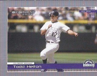 2004 Donruss #263 Todd Helton Colorado Rockies: Sports Collectibles