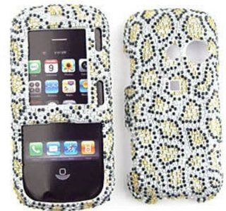 LG Rumor 2 LX265/Cosmos VN250 Crystal, Leopard Print Full Rhinestones/Diamond/Bling   Hard Case/Cover/Faceplate/Snap On/Housing: Cell Phones & Accessories