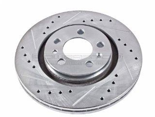 Power Stop EBR615XL Power Stop Extreme Performance Drilled And Slotted Brake Rotors: Automotive