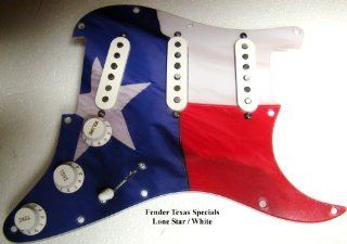 STRAT PICKGUARD, "LONE STAR STATE", LOADED & WIRED, FENDER TEXAS SPECIALS #3384: Musical Instruments