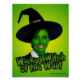 Pelsoi Wicked Witch of the West Print